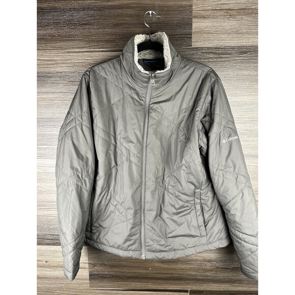 Columbia Jacket Insulated Full Zip Interchange Quilted Lightweight Women Sz‎ M - Picture 1 of 6